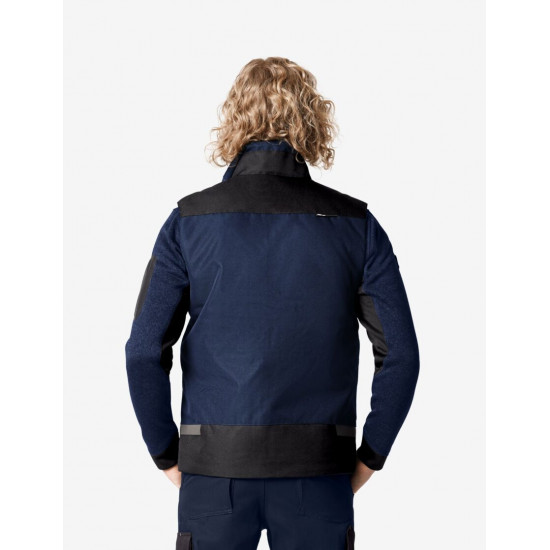 Hauke, bodywarmer, marine-zwart