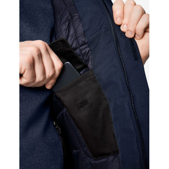 Hauke, bodywarmer, marine-zwart