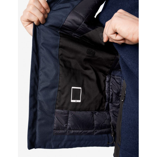 Hauke, bodywarmer, marine-zwart