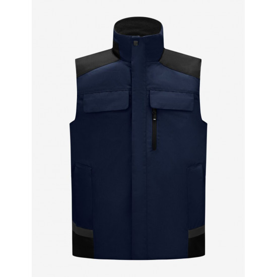 Hauke, bodywarmer, marine-zwart