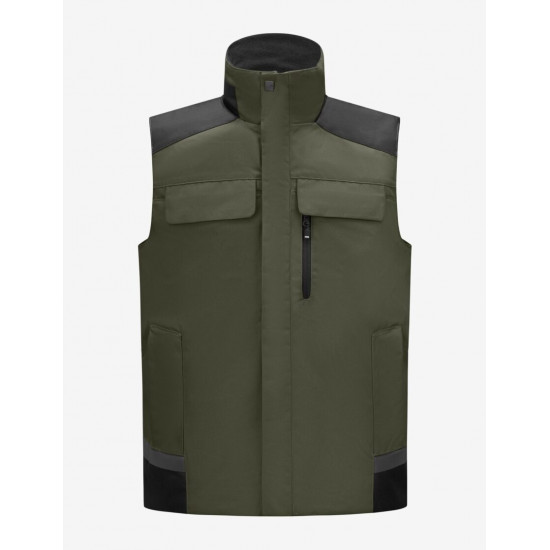 Hauke, bodywarmer, olijf-zwart