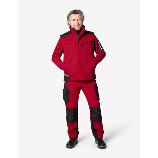 Hauke, bodywarmer, rood-zwart Hauke, bodywarmer, rood-zwart