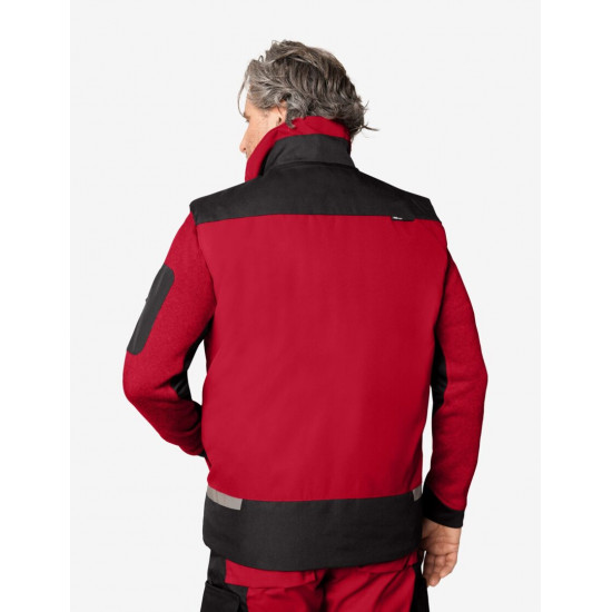 Hauke, bodywarmer, rood-zwart Hauke, bodywarmer, rood-zwart