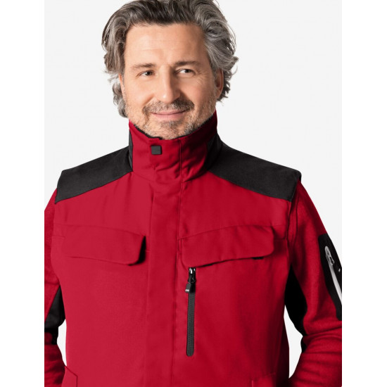 Hauke, bodywarmer, rood-zwart Hauke, bodywarmer, rood-zwart