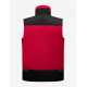 Hauke, bodywarmer, rood-zwart Hauke, bodywarmer, rood-zwart