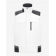 Hauke, bodywarmer, wit-antraciet Hauke, bodywarmer, wit-antraciet