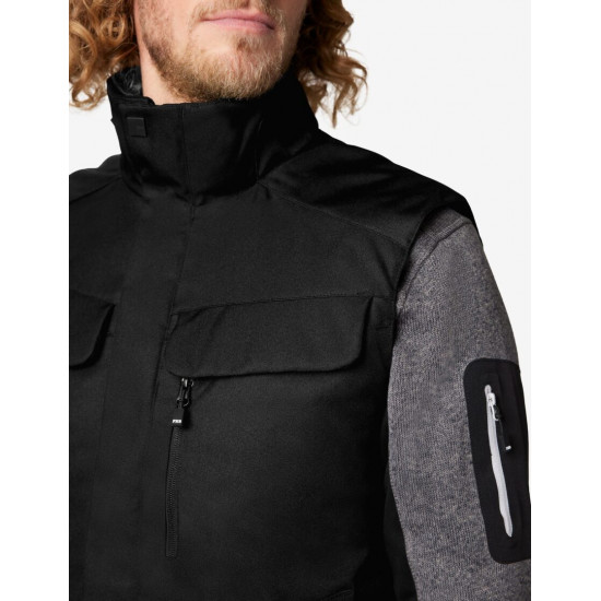Hauke, bodywarmer, zwart