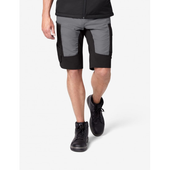 Kim, korte werkbroek, grijs-zwart Kim, korte werkbroek, grijs-zwart