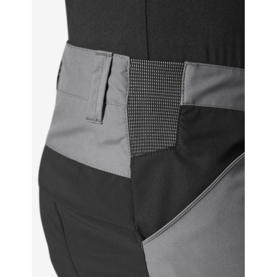 Kim, korte werkbroek, grijs-zwart Kim, korte werkbroek, grijs-zwart