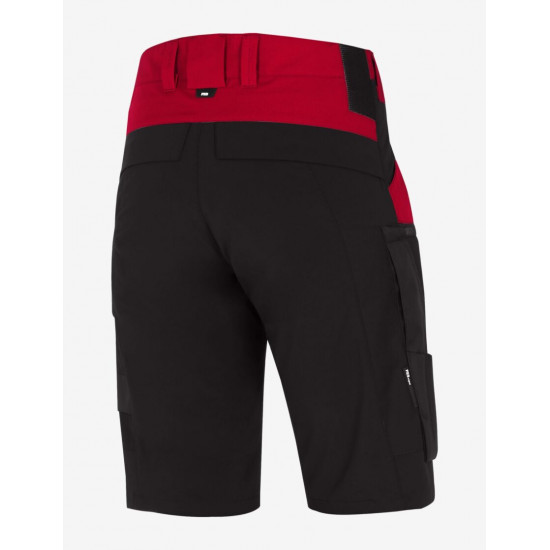 Kim, korte werkbroek, rood-zwart Kim, korte werkbroek, rood-zwart