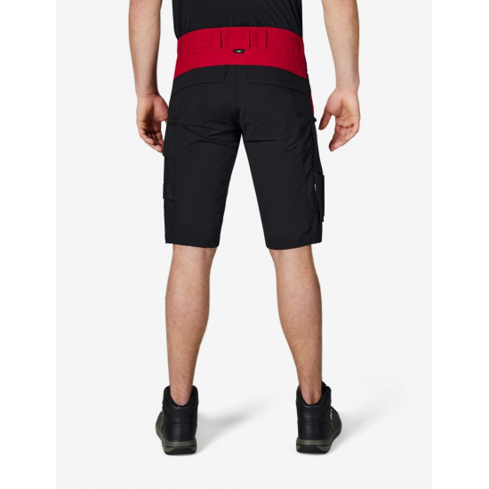 Kim, korte werkbroek, rood-zwart Kim, korte werkbroek, rood-zwart