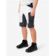 Kim, korte werkbroek, wit-antraciet Kim, korte werkbroek, wit-antraciet