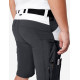 Kim, korte werkbroek, wit-antraciet Kim, korte werkbroek, wit-antraciet
