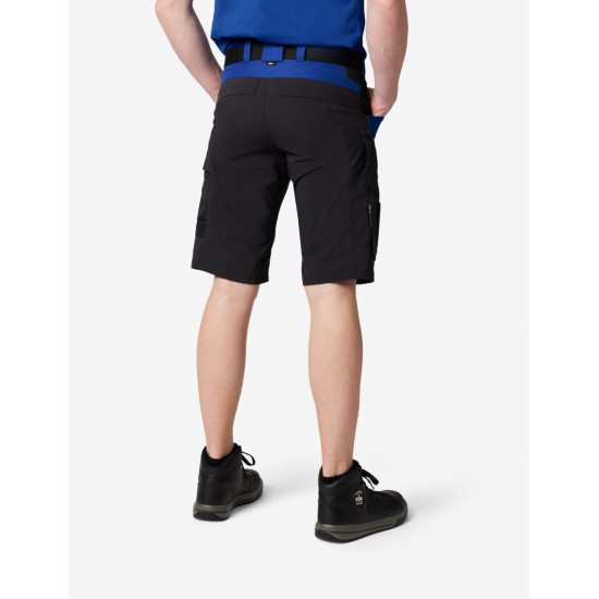 Kim, korte werkbroek, korenblauw-zwart Kim, korte werkbroek, korenblauw-zwart
