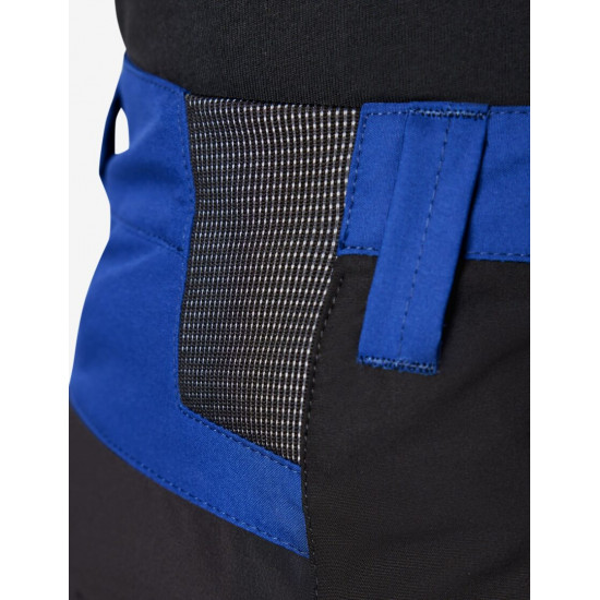 Kim, korte werkbroek, korenblauw-zwart Kim, korte werkbroek, korenblauw-zwart