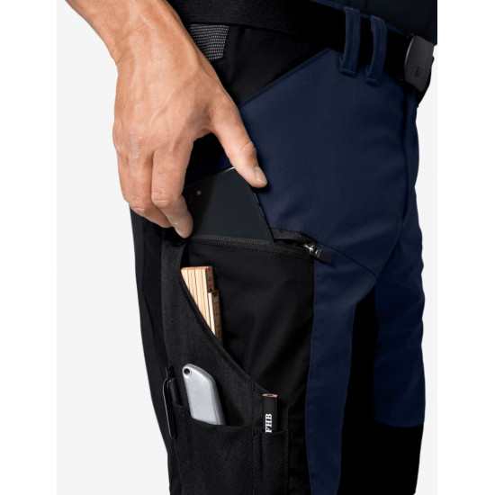 Kim, korte werkbroek, marine-zwart Kim, korte werkbroek, marine-zwart