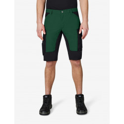 Kim, korte werkbroek, groen-zwart