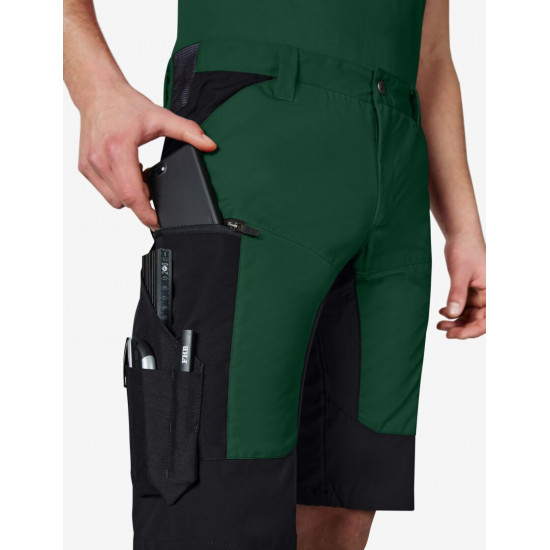 Kim, korte werkbroek, groen-zwart Kim, korte werkbroek, groen-zwart