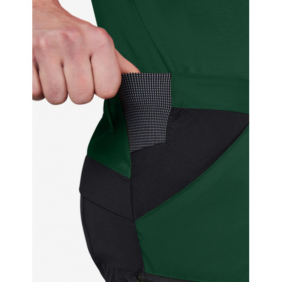 Kim, korte werkbroek, groen-zwart Kim, korte werkbroek, groen-zwart