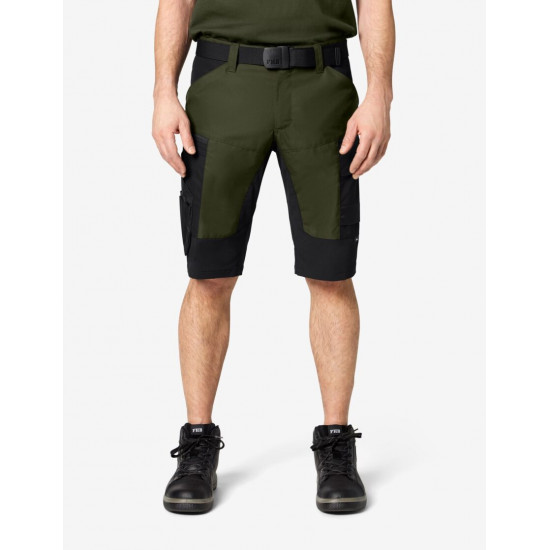 Kim, korte werkbroek, olijf-zwart Kim, korte werkbroek, olijf-zwart
