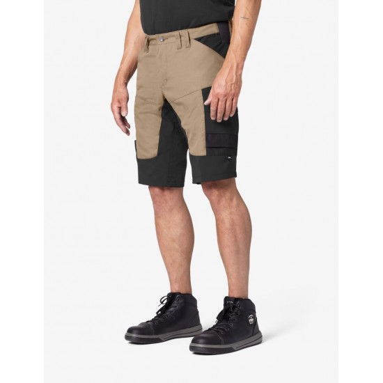 Kim, korte werkbroek, beige-zwart Kim, korte werkbroek, beige-zwart