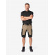Kim, korte werkbroek, beige-zwart Kim, korte werkbroek, beige-zwart