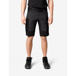 Kim, korte werkbroek, antraciet-zwart