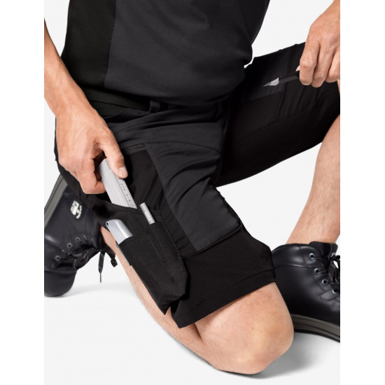 Kim, korte werkbroek, antraciet-zwart Kim, korte werkbroek, antraciet-zwart