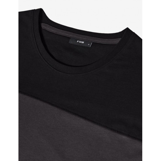 Knut, T-shirt, antraciet-zwart