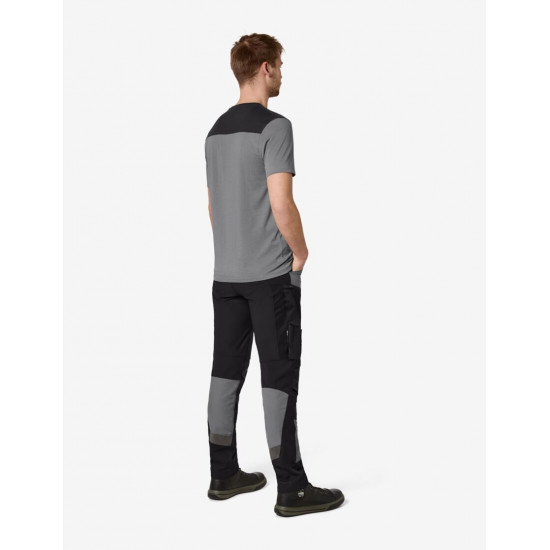 Knut, T-shirt, grijs-zwart