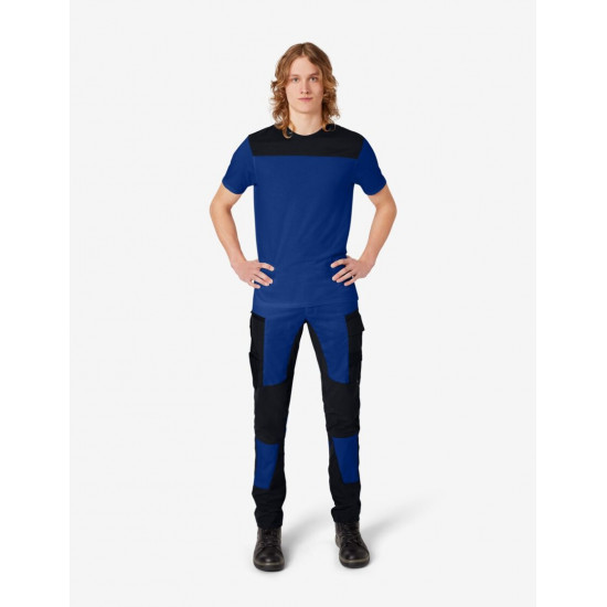 Knut, T-shirt, korenblauw-zwart