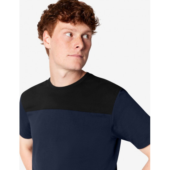 Knut, T-shirt, marine-zwart