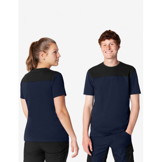 Knut, T-shirt, marine-zwart
