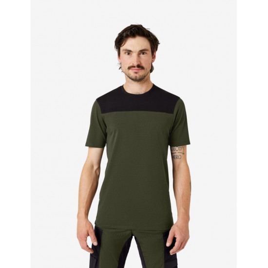 Knut, T-shirt, olijf-zwart