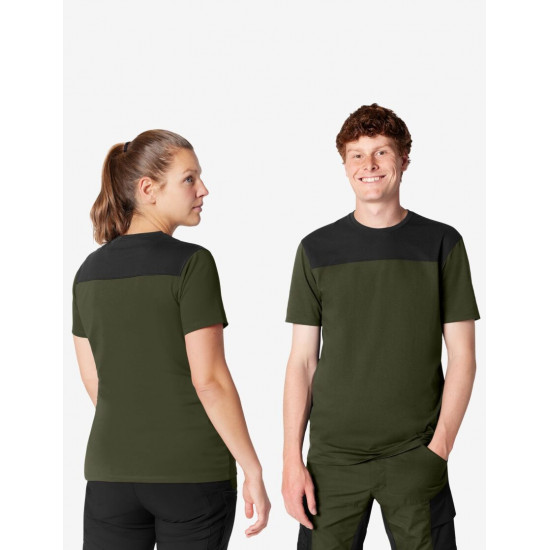 Knut, T-shirt, olijf-zwart