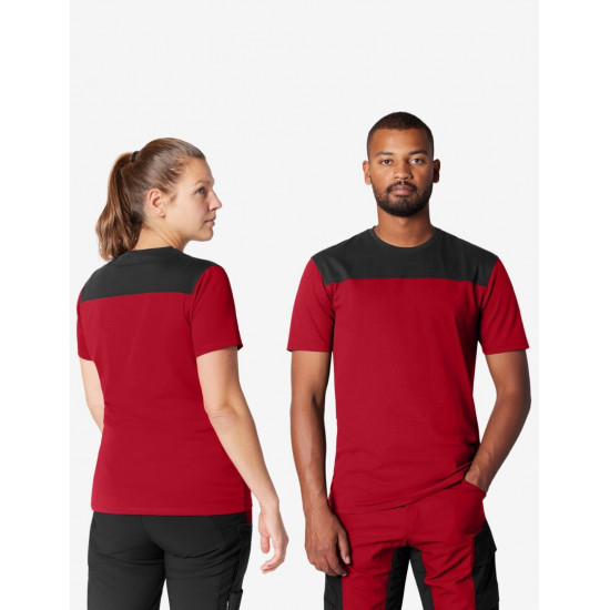 Knut, T-shirt, rood-zwart