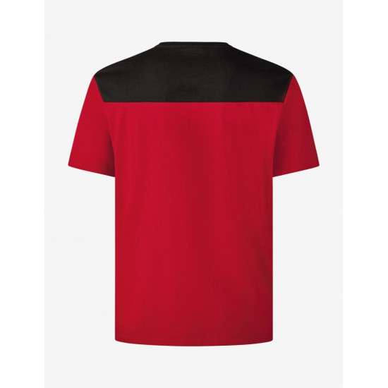 Knut, T-shirt, rood-zwart