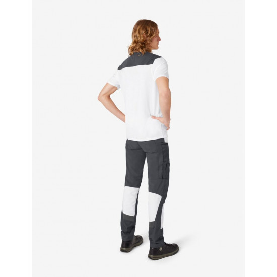 Knut, T-shirt, wit-antraciet