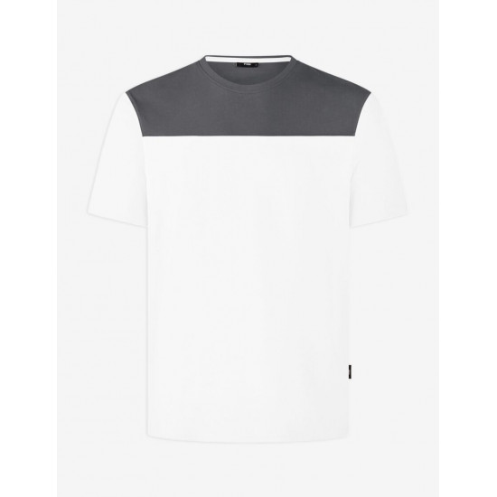 Knut, T-shirt, wit-antraciet