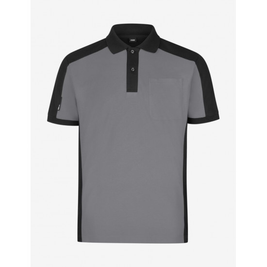 Konrad, poloshirt, grijs-zwart Konrad, poloshirt, grijs-zwart
