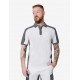 Konrad, poloshirt, wit-antraciet Konrad, poloshirt, wit-antraciet