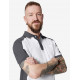 Konrad, poloshirt, wit-antraciet Konrad, poloshirt, wit-antraciet