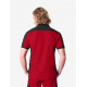 Konrad, poloshirt, rood-zwart Konrad, poloshirt, rood-zwart