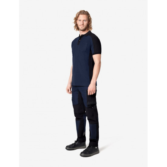 Konrad, poloshirt, marine-zwart Konrad, poloshirt, marine-zwart