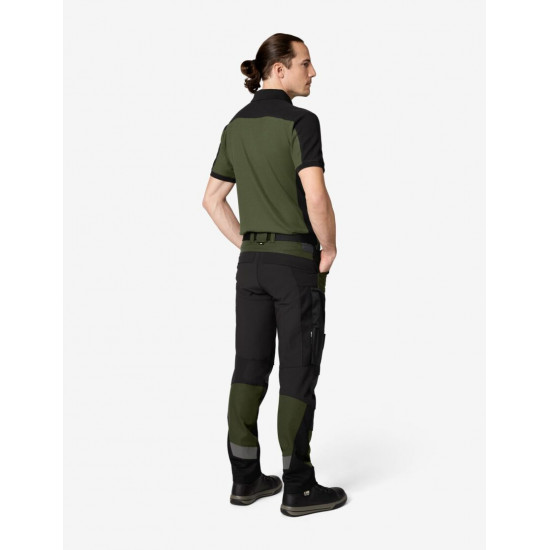 Konrad, poloshirt, olijf-zwart Konrad, poloshirt, olijf-zwart