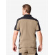 Konrad, poloshirt, beige-zwart Konrad, poloshirt, beige-zwart