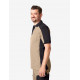 Konrad, poloshirt, beige-zwart Konrad, poloshirt, beige-zwart