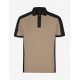Konrad, poloshirt, beige-zwart Konrad, poloshirt, beige-zwart