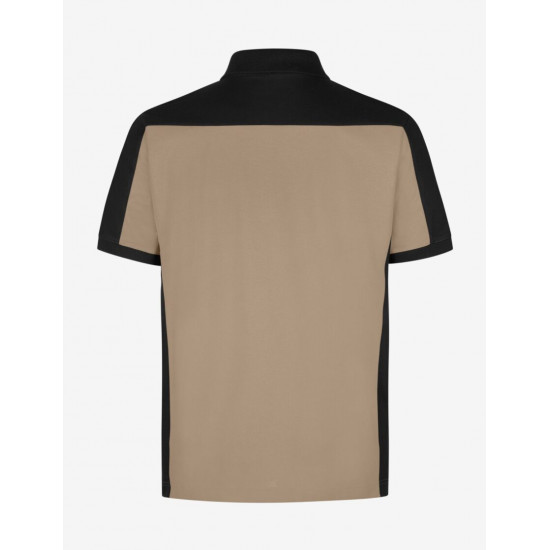Konrad, poloshirt, beige-zwart Konrad, poloshirt, beige-zwart