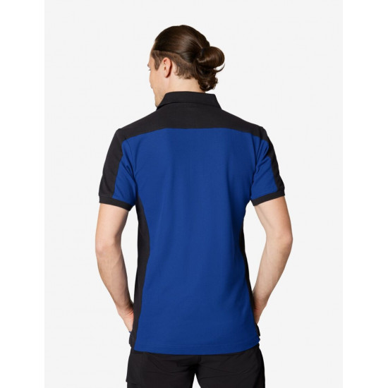 Konrad, poloshirt, korenblauw-zwart Konrad, poloshirt, korenblauw-zwart